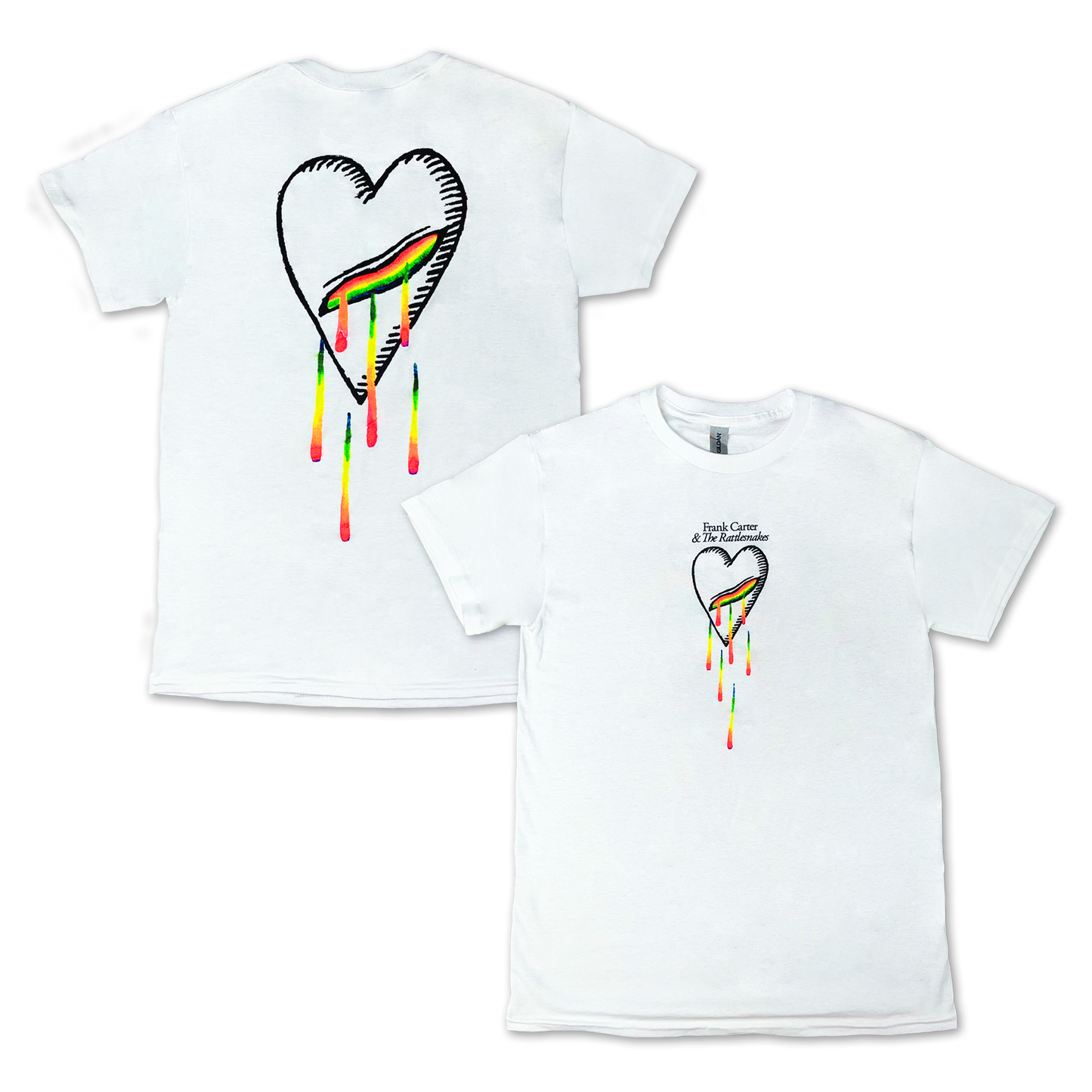 Bleeding Heart (White) T-shirt